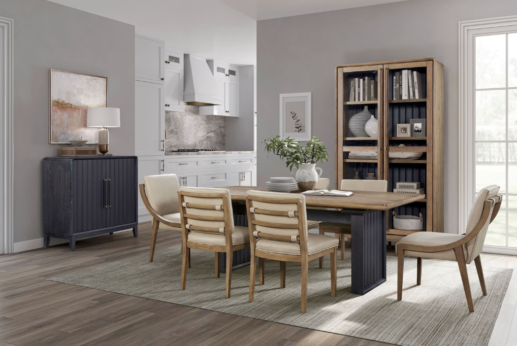 Aurora Display Cabinet Latte Peppercorn