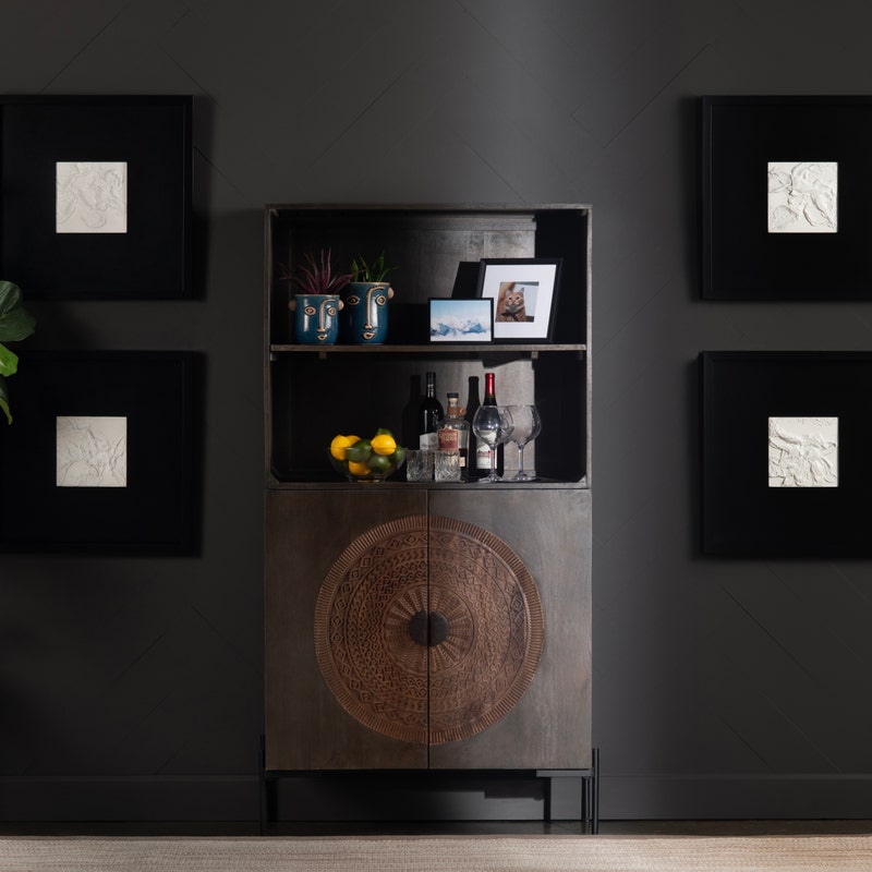 Crestview Collection Sienna Brown Bookshelf CVFNR4604