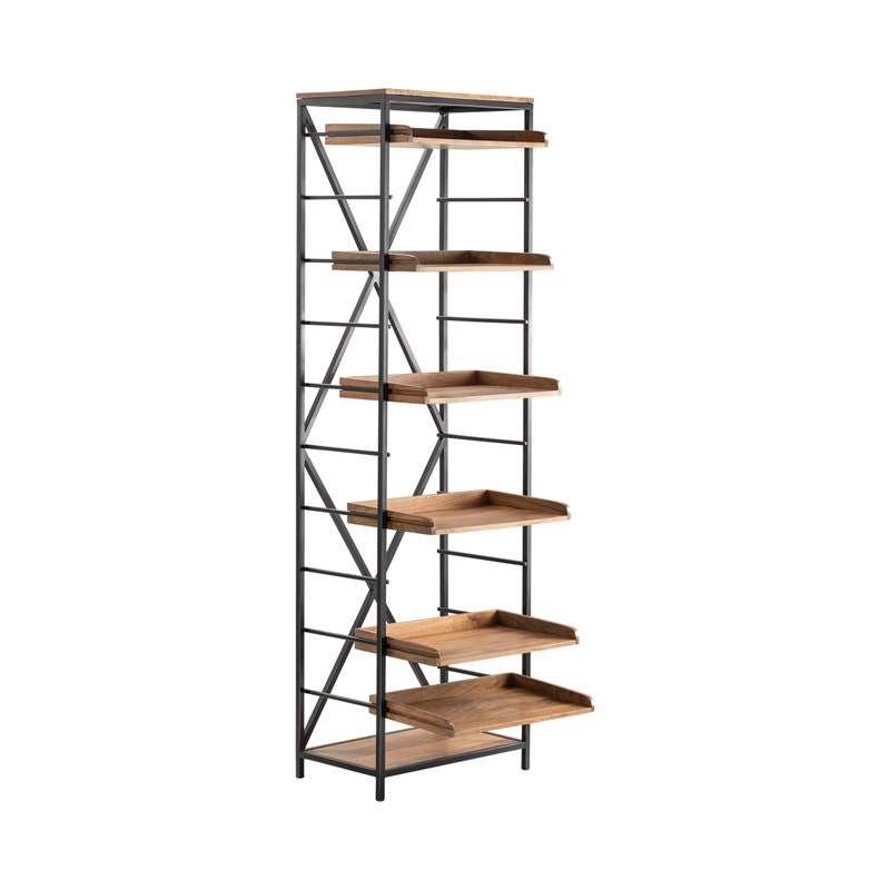 Crestview Collection Thomas Road Bookshelf CVFNR875
