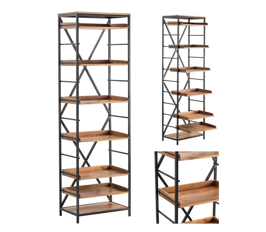 Crestview Collection Thomas Road Bookshelf CVFNR875
