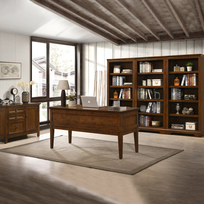 Intercon - San Mateo 72" Bunching Bookcase | Tuscan - SM-HO-7232B-TUS-C