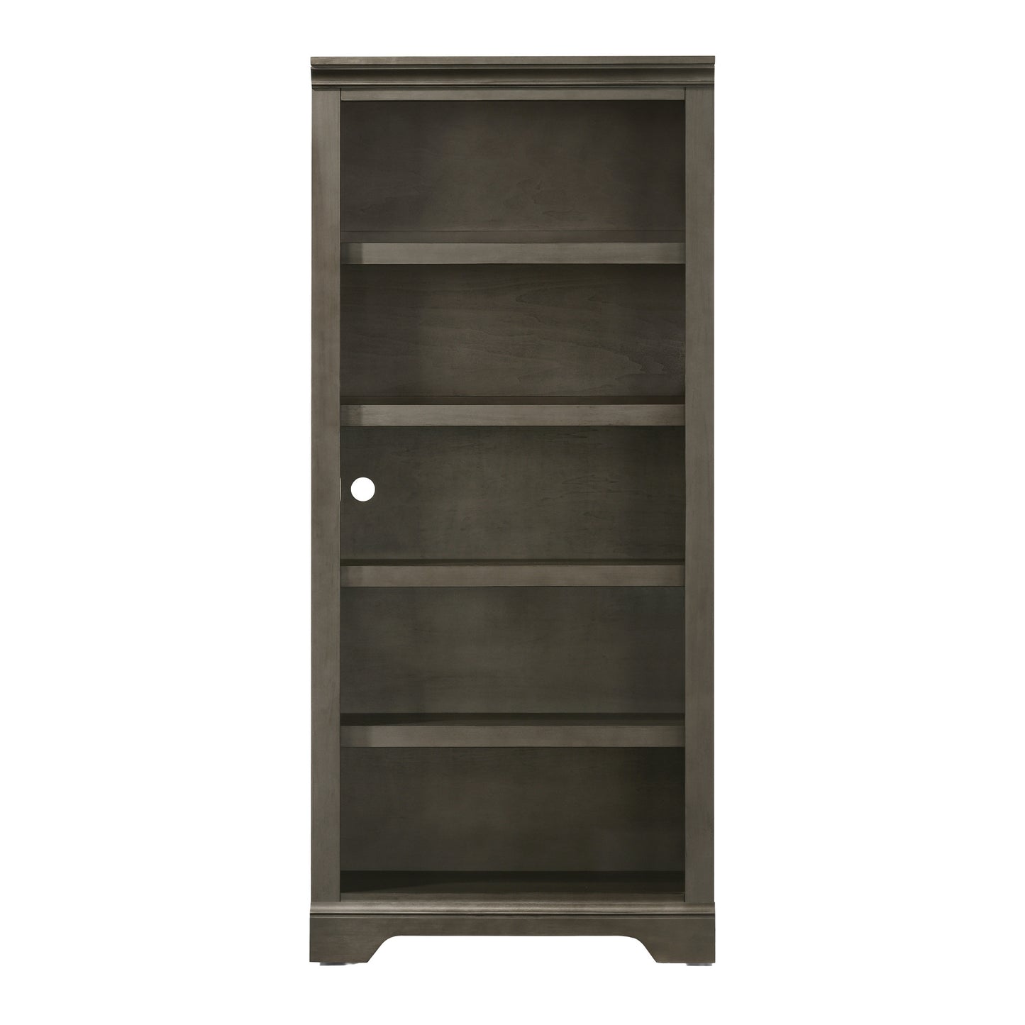 Intercon - San Mateo 72" Bunching Bookcase | Gray - SM-HO-7232B-GRY-C