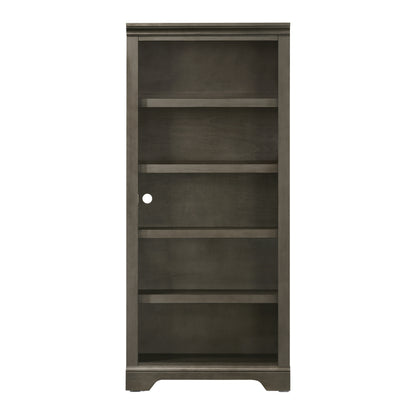 Intercon - San Mateo 72" Bunching Bookcase | Gray - SM-HO-7232B-GRY-C