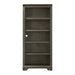 Intercon San Mateo 72 Bunching Bookcase Gray