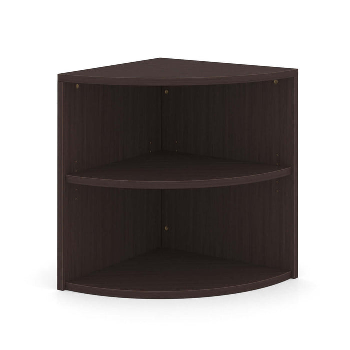 Office Source OS Laminate Collection Corner Bookcase 1 - PL160