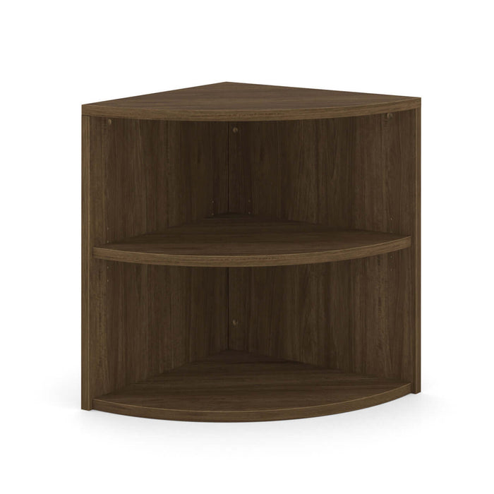 Office Source OS Laminate Collection Corner Bookcase 1 - PL160