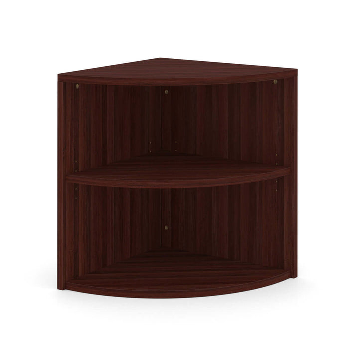 Office Source OS Laminate Collection Corner Bookcase 1 - PL160