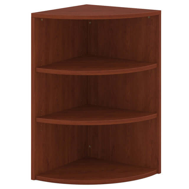 Office Source OS Laminate Collection Corner Bookcase - PL161