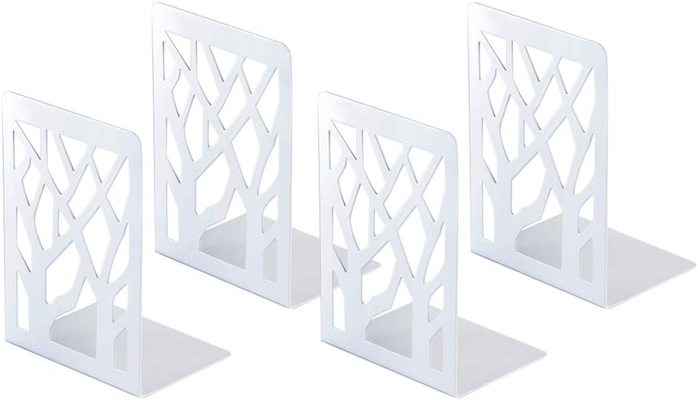 Bookends for Shelves - Metal - 2 Pair