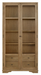 Victoria Tall Display Cabinet Cashew