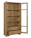 Victoria Tall Display Cabinet Cashew