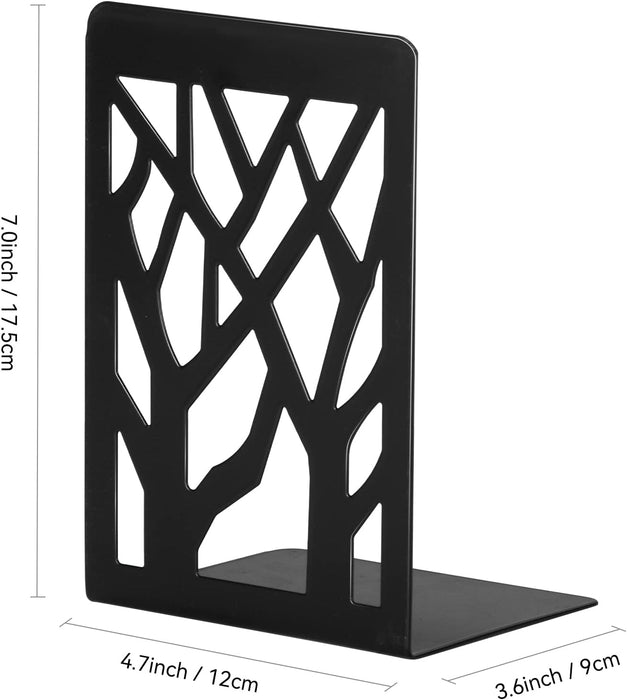 Bookends for Shelves - Metal - 2 Pair