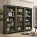 Intercon San Mateo 72 Bunching Bookcase Gray