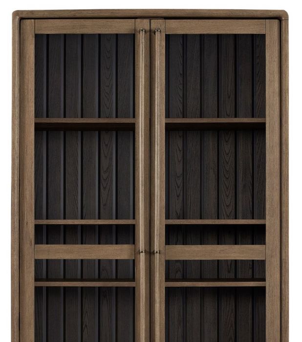 Aurora Display Cabinet Latte Peppercorn