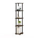 Modern Corner Bookcase 5-Shelves