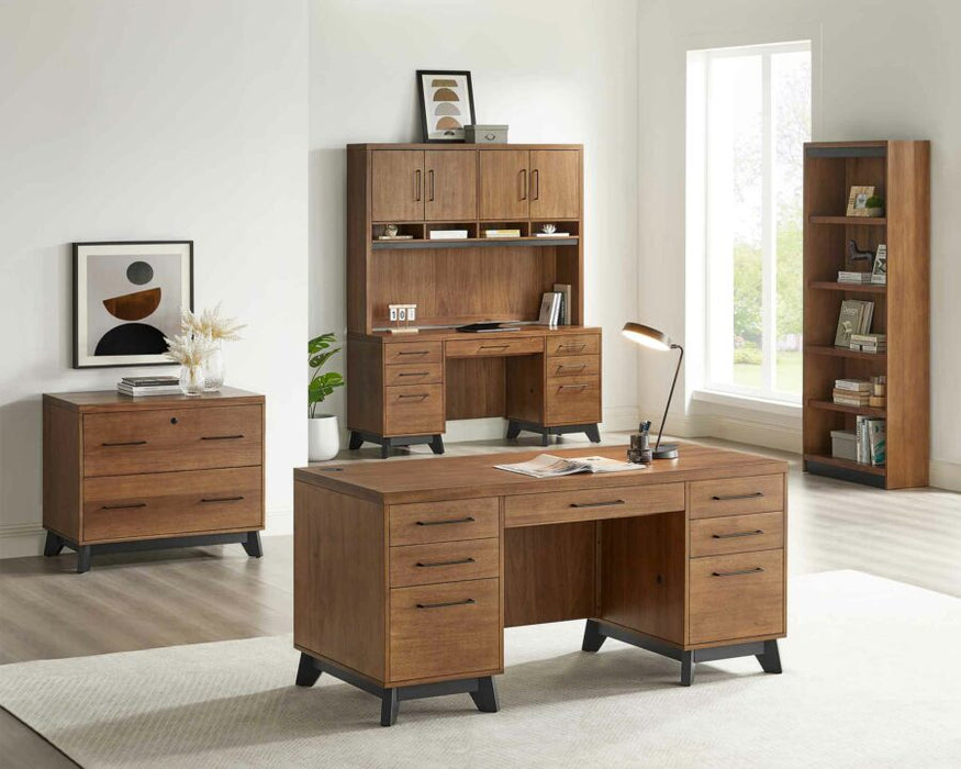 AVERY 78″ H Open Bookcase