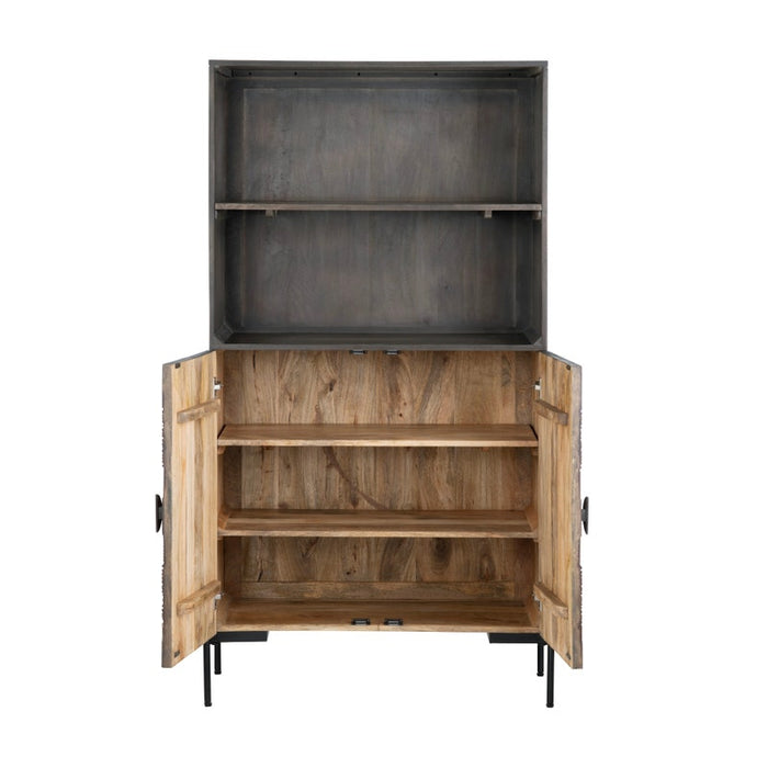 Crestview Collection Sienna Brown Bookshelf CVFNR4604