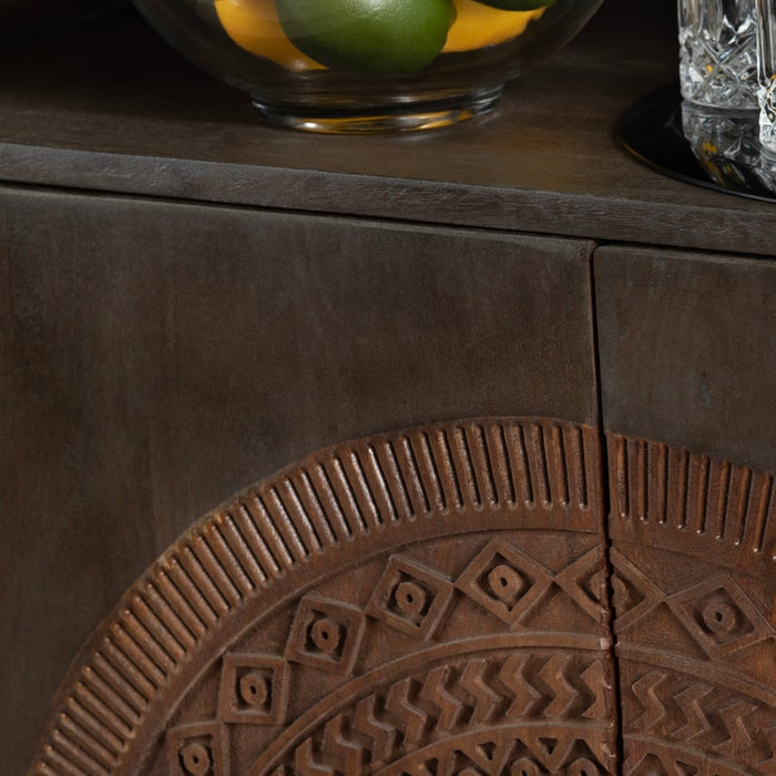 Crestview Collection Sienna Brown Bookshelf CVFNR4604