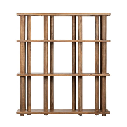 Crestview Collection Cairo Brown Wide Bookshelf CVFNR4804