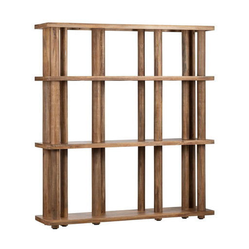 Crestview Collection Cairo Brown Wide Bookshelf CVFNR4804