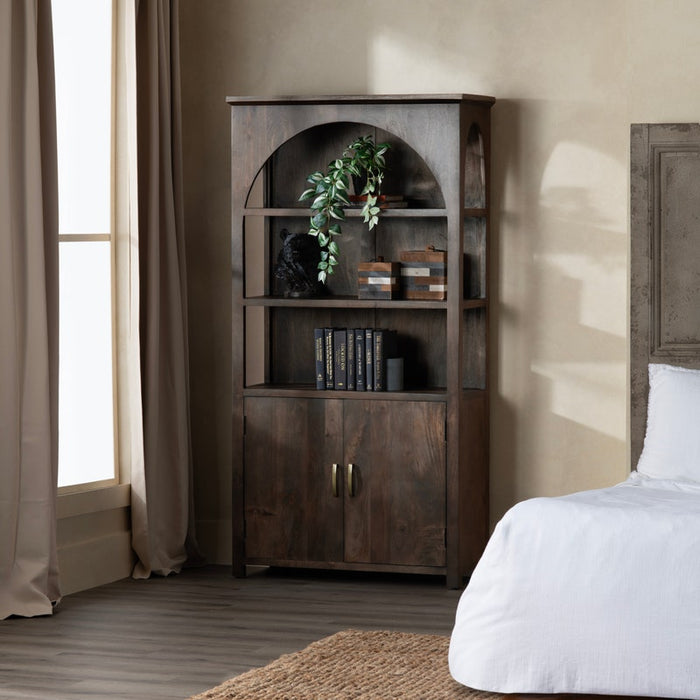 Crestview Collection Belmont 2 Door Bookcase CVFNR4823