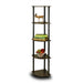 5-Tier Corner Display Shelf Bookcase