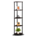 5-Tier Corner Display Shelf Bookcase