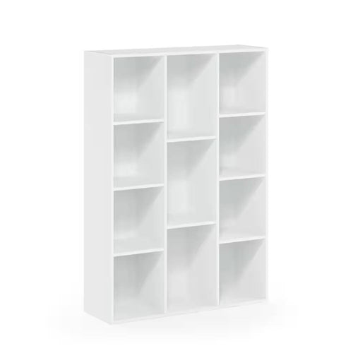 Modern 11-Cube Open Shelves Bookcase