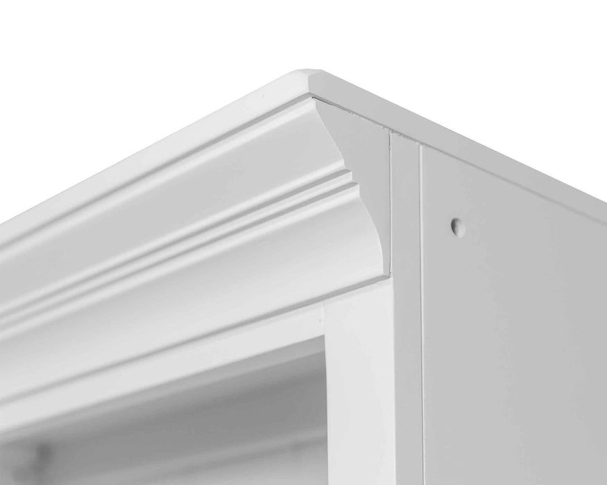 ABBY 78″ H Bookcase with Doors