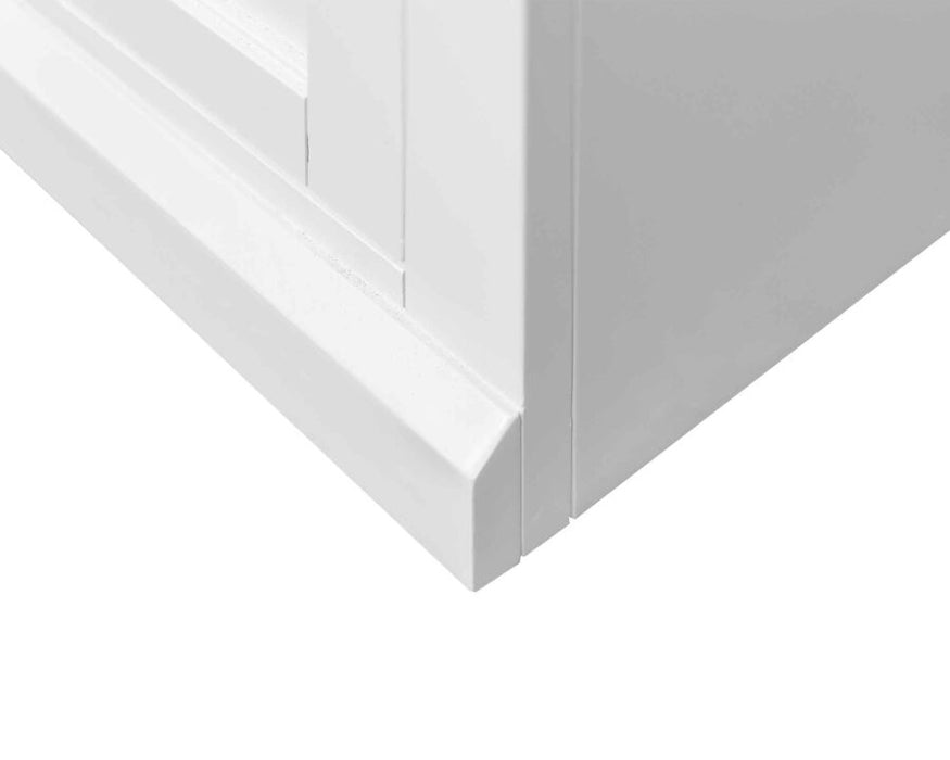 ABBY 78″ H Bookcase with Doors