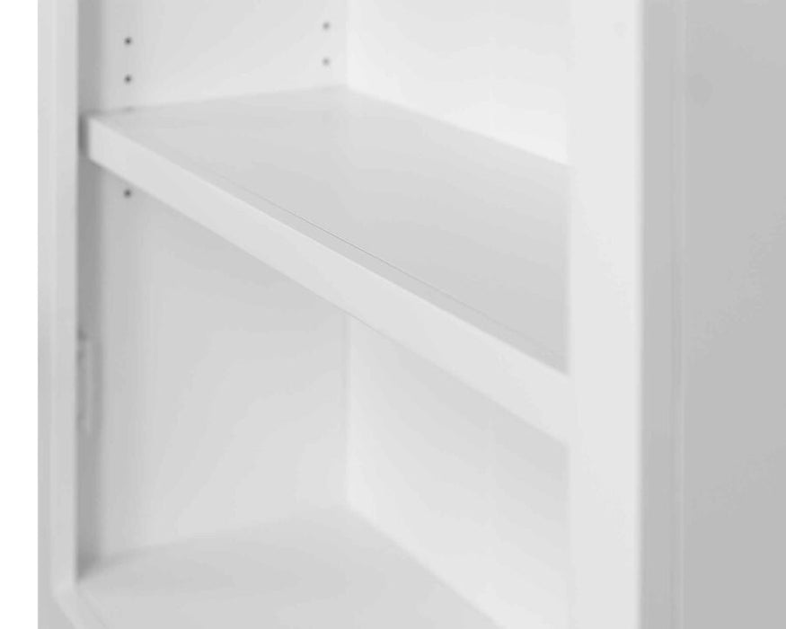 ABBY 78″ H Bookcase with Doors