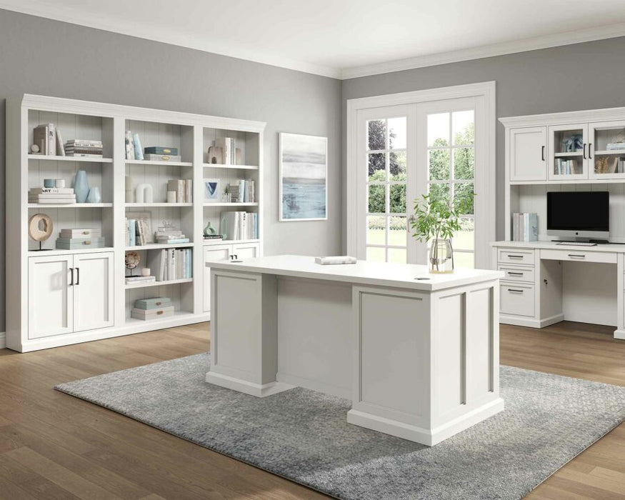 ABBY 78″ H Bookcase with Doors