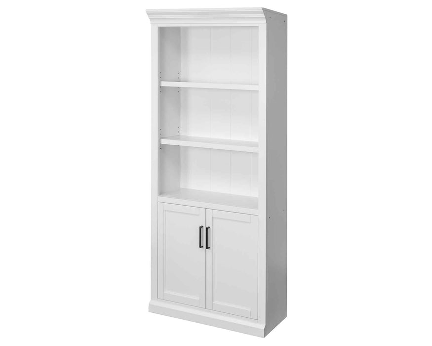 ABBY 78″ H Bookcase with Doors