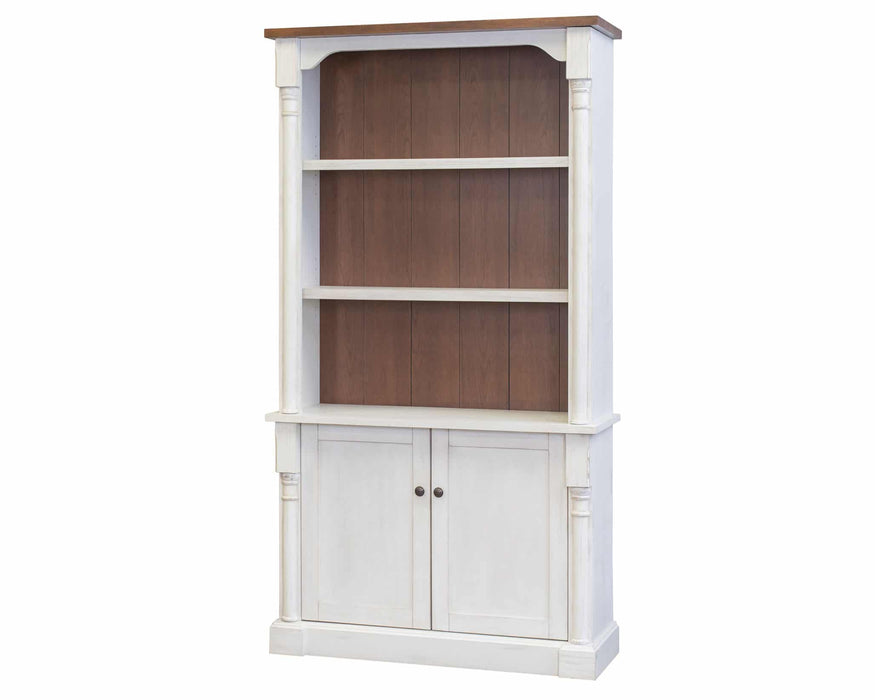 Durham 78″ H Tall Bookcase with Lower Doors
