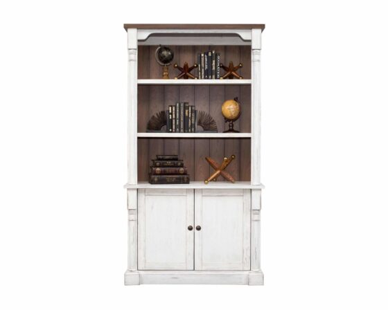 Durham 78″ H Tall Bookcase with Lower Doors