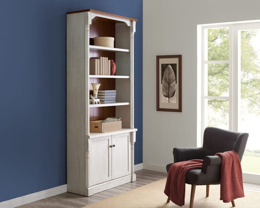Durham 94″ H Tall Bookcase with Lower Doors