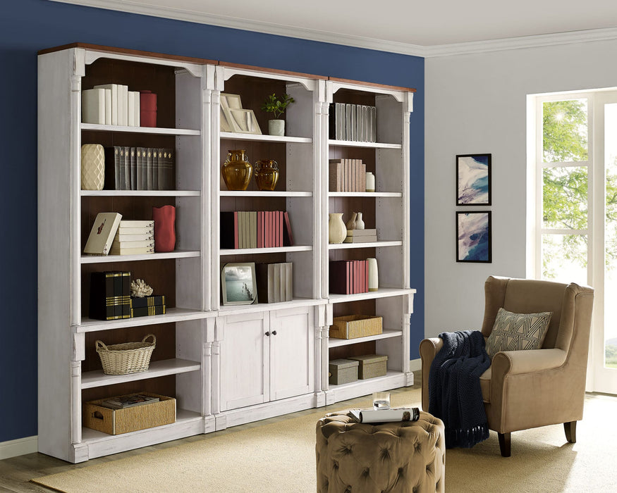 Durham 94″ H Tall Bookcase with Lower Doors