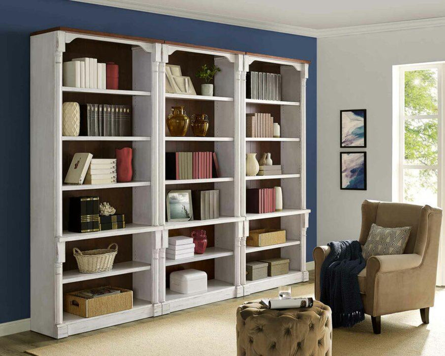 Durham 94″ H Three Tall Open Bookcase