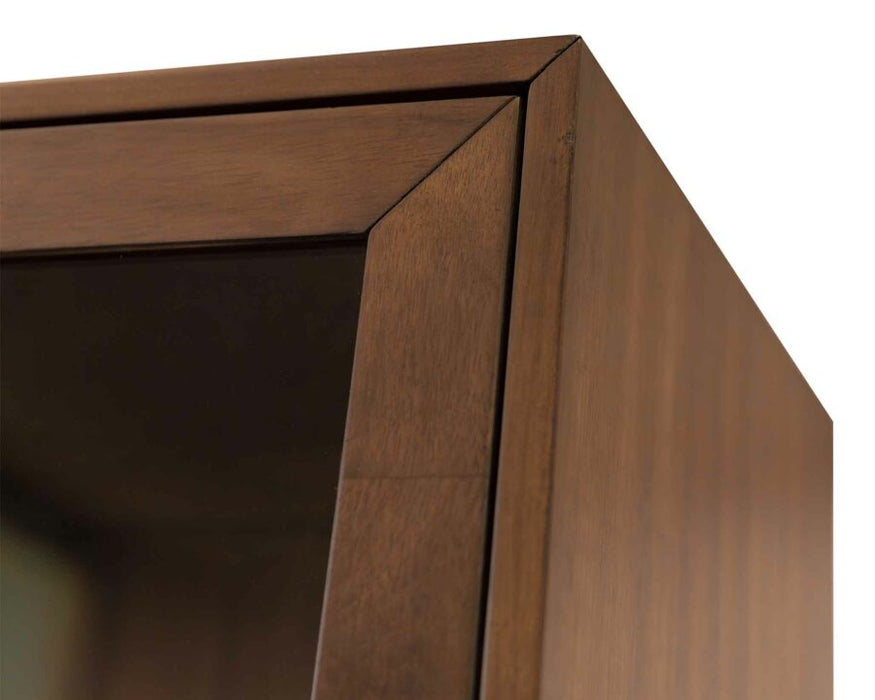 Delray 72″ H Glass Door Bookcase/Display Cabinet