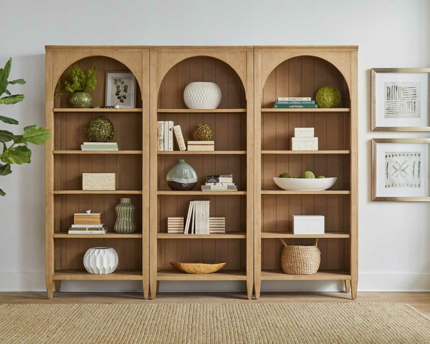 Laurel 78″ H Three Open Bookcases