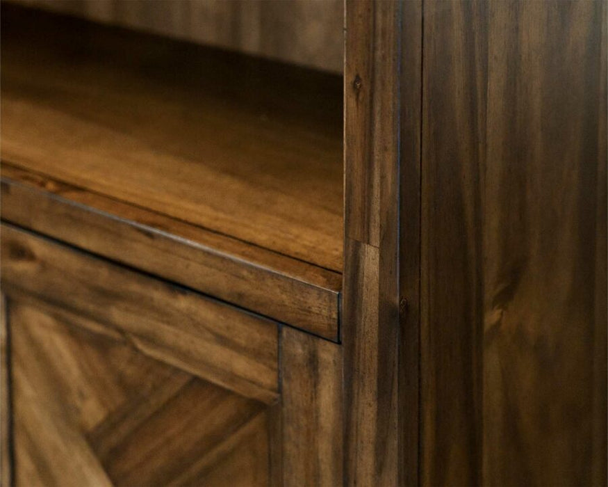 Porter 74″ H Lower Door Bookcase