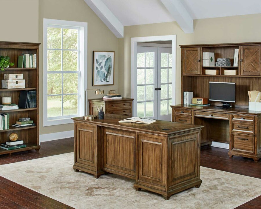 Porter 74″ H Open Bookcase