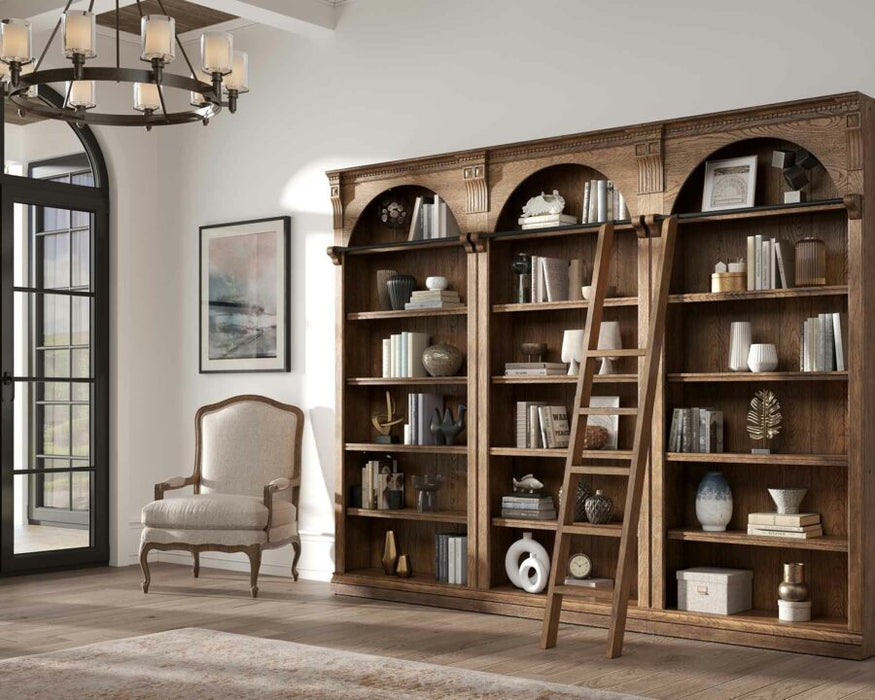 Stratton 94″ H Three Tall Bookcases