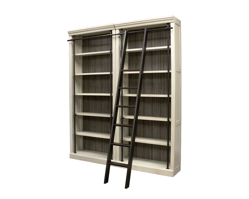 Toulouse 94″ H Two Bookcases with Ladder