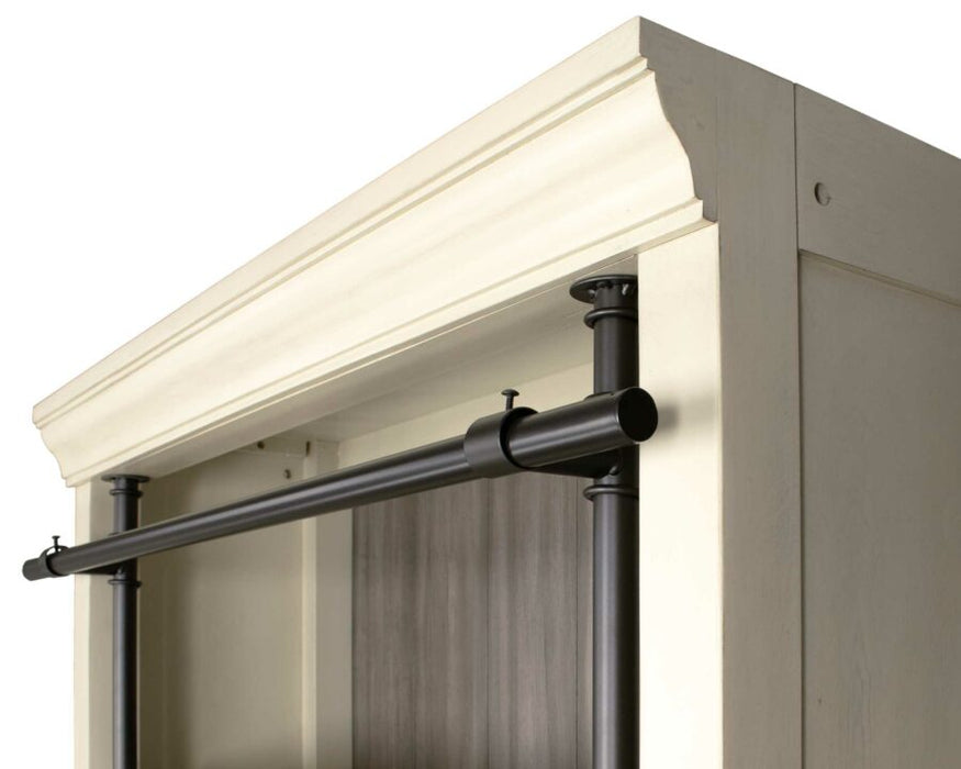 Toulouse 94″ H Three Bookcases with Ladder