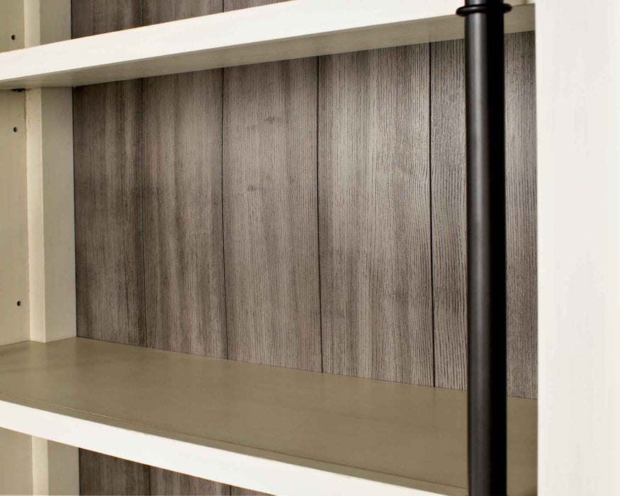 Toulouse 94″ H Two Bookcases with Ladder