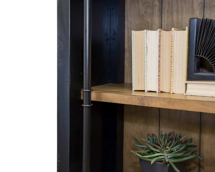 Toulouse 94″ H Three Bookcases with Ladder