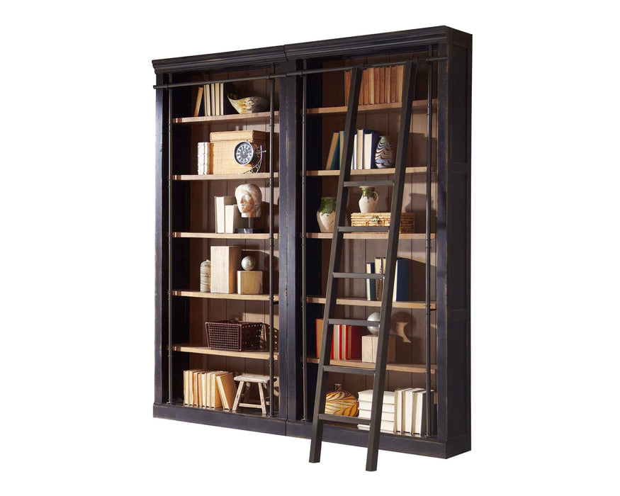 Toulouse 94″ H Two Bookcases with Ladder