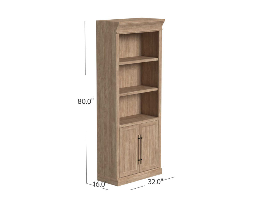 Willow Lane 80″ H Bookcase with Doors