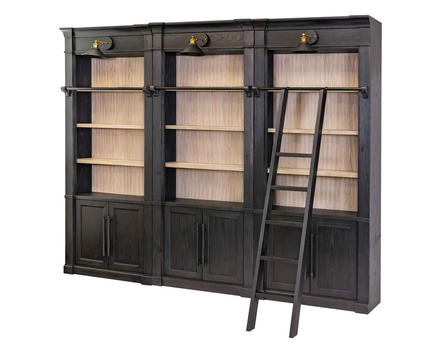Willow Lane 94″ H Three Tall Bookcases